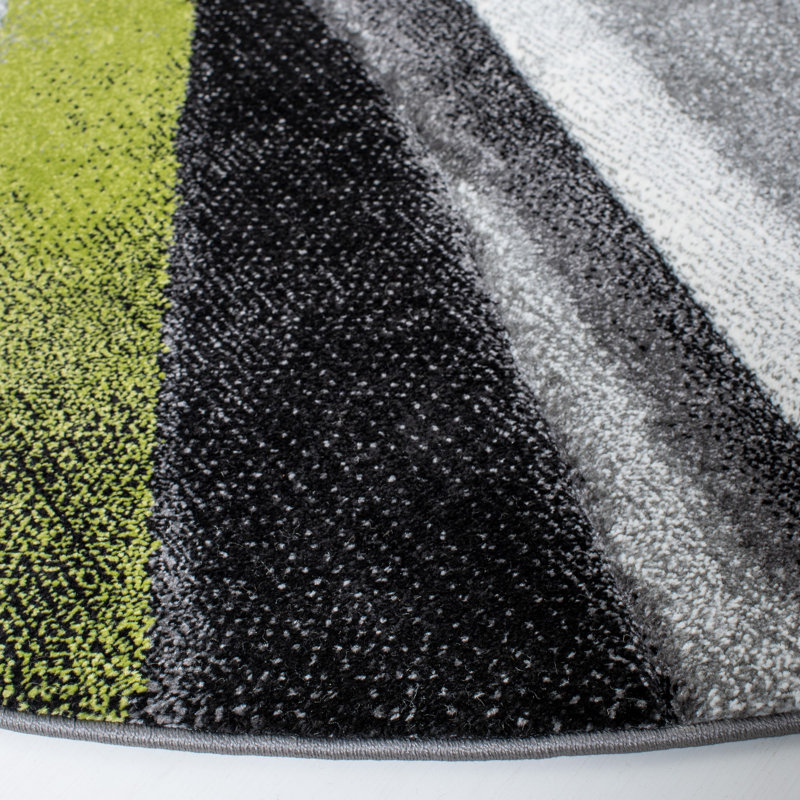 Tapis géométrique Tooele Performance, Rond 6 pi 7 po