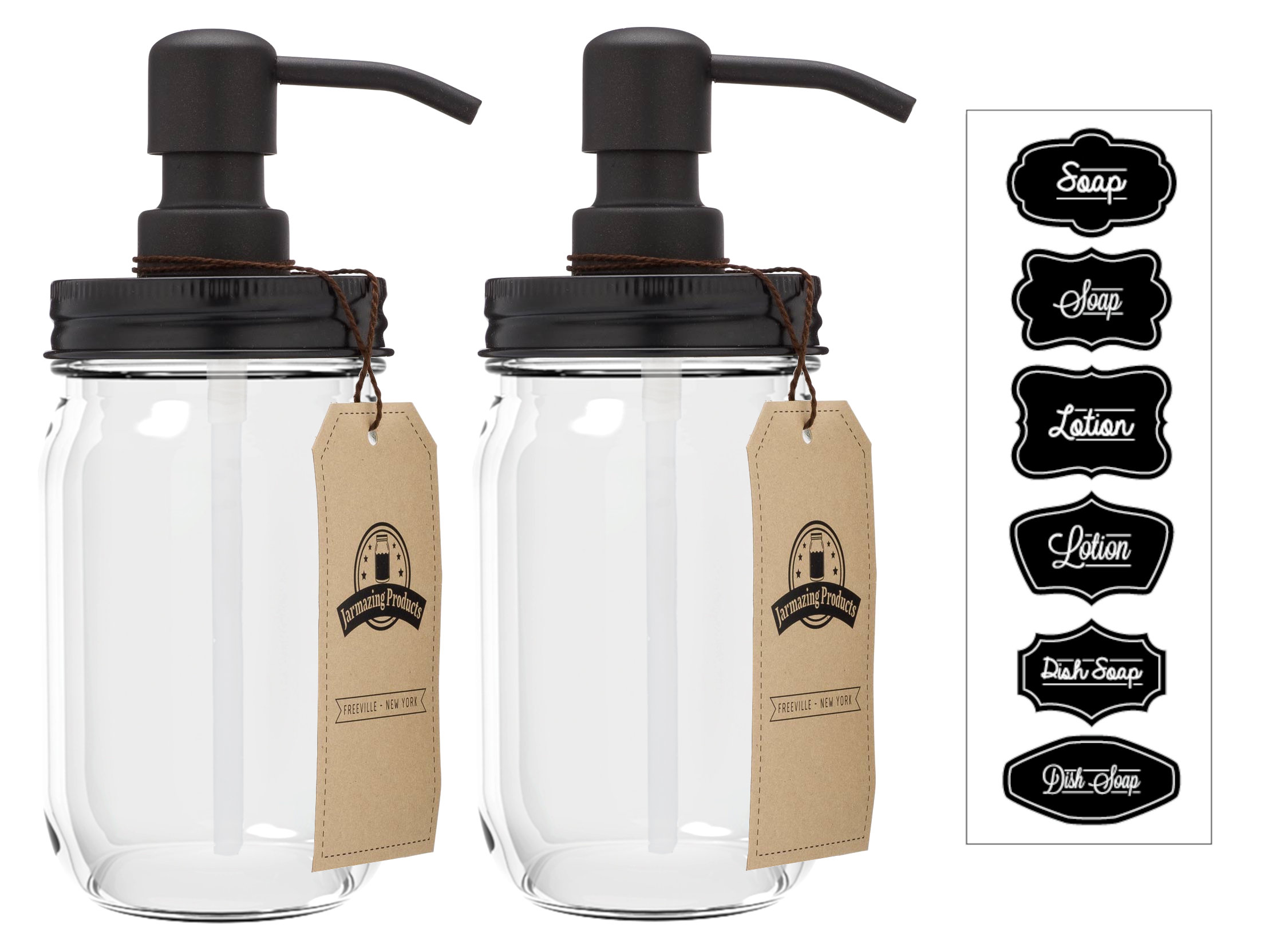 Mason Jar Soap & Lotion Dispenser