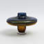 Low Amber Over Cobalt Vase-71171207