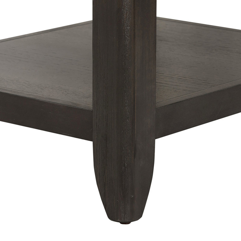 Superbe table de bout brune de 24 po x 20 po x 25 po avec tablette fonctionnelle et tiroir pratique