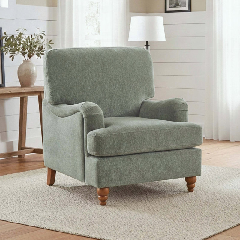 Chaise avec accoudoirs Candor, Sauge