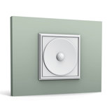 1 in x 1 ft x 1 ft Autoire Prime White Polyurethane 3D Decorative Wall Panel