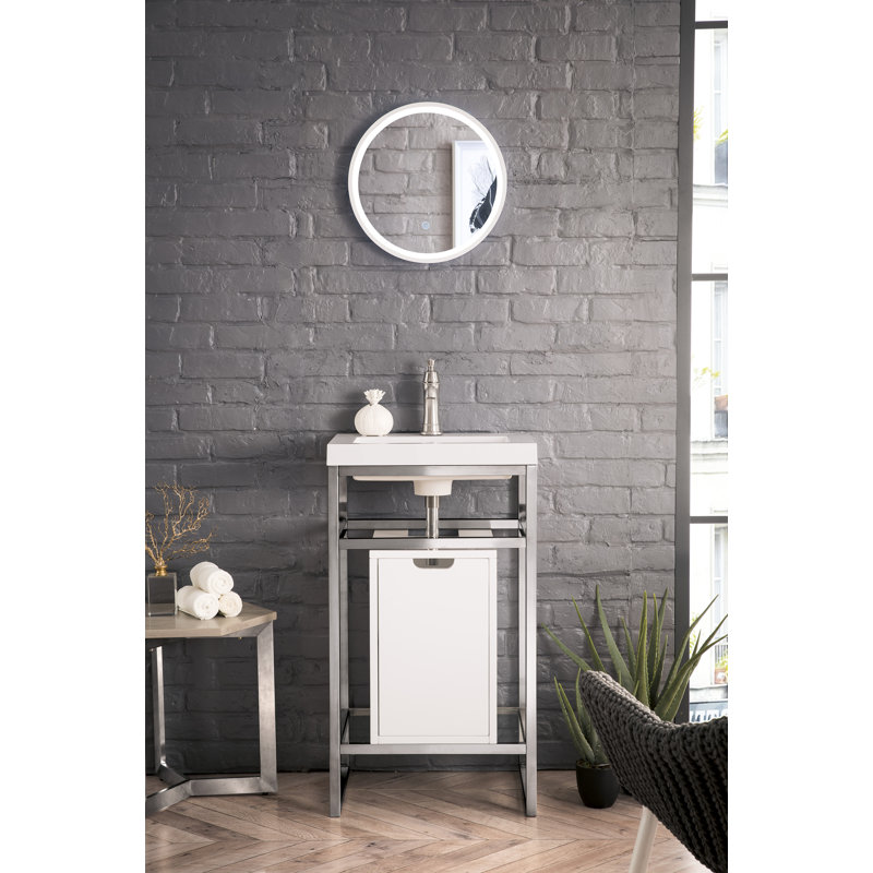 Boston 20'' W Single Vanity, Brushed Nickel