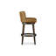Upholstered Stool with Solid Wood Frame-1343538002