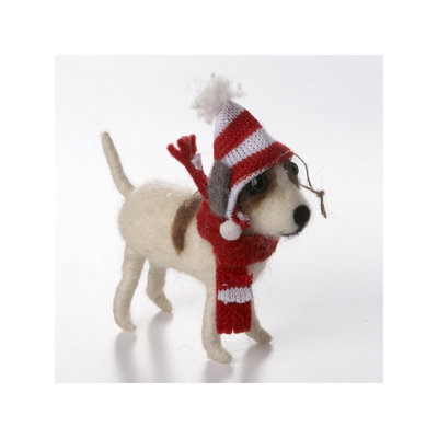 Figurine suspendue chien