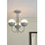 Selena Glass Semi Flush Mount-67140559