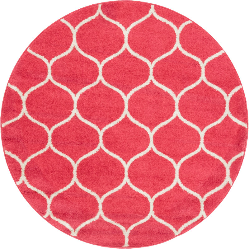 Mulli Geometric Indoor Rug, Round 4'1"