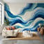 Papier peint abstrait bleu abstrait-1084886348-1084886349