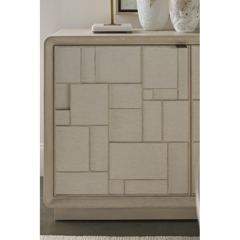 Amelia Credenza with Wallpaper, Sandbar