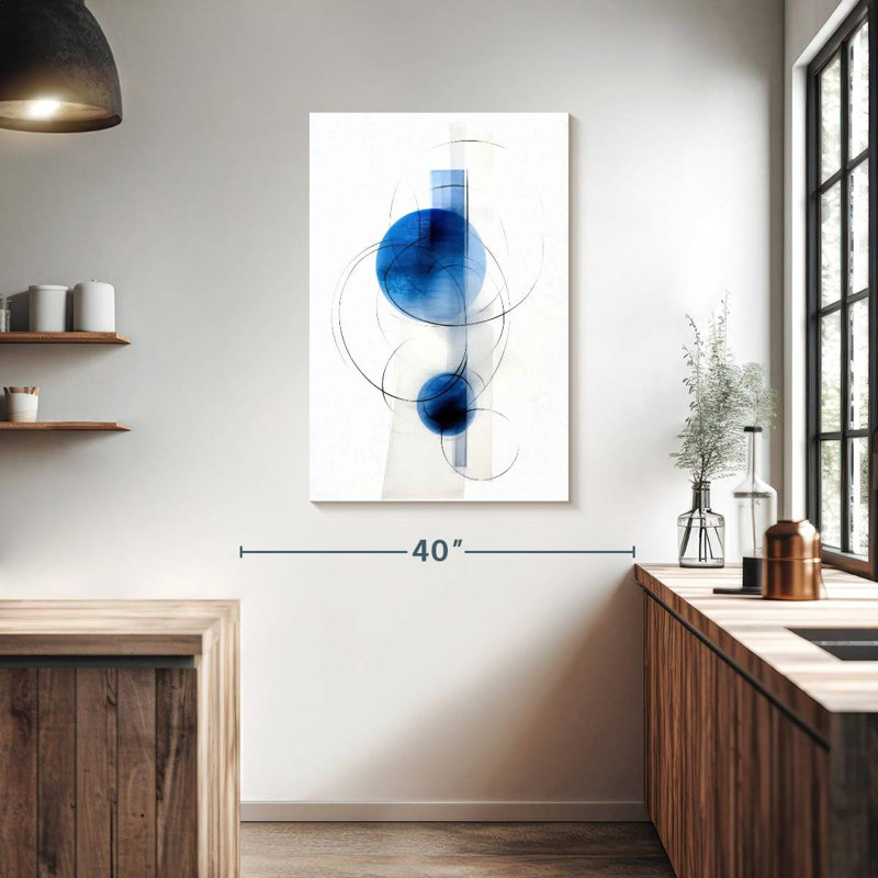 Avery Blue Naval I, 39" H x 26" W