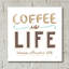 «Coffee Is Life 1» par Melissa Averinos, art mural en verre acrylique-1617611707