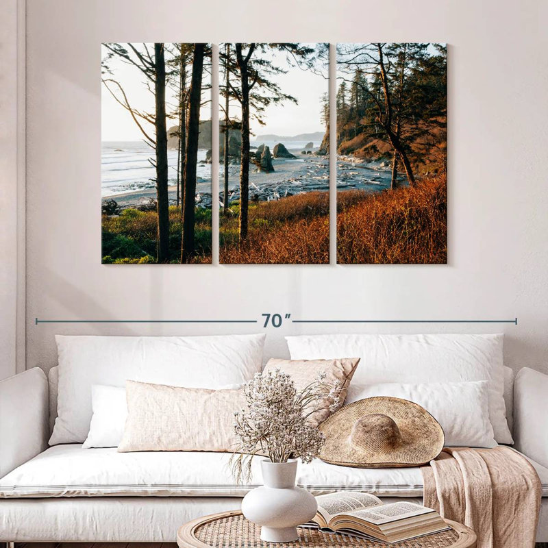 Gillard Ruby Beach At Dusk, 32" H x 50" W
