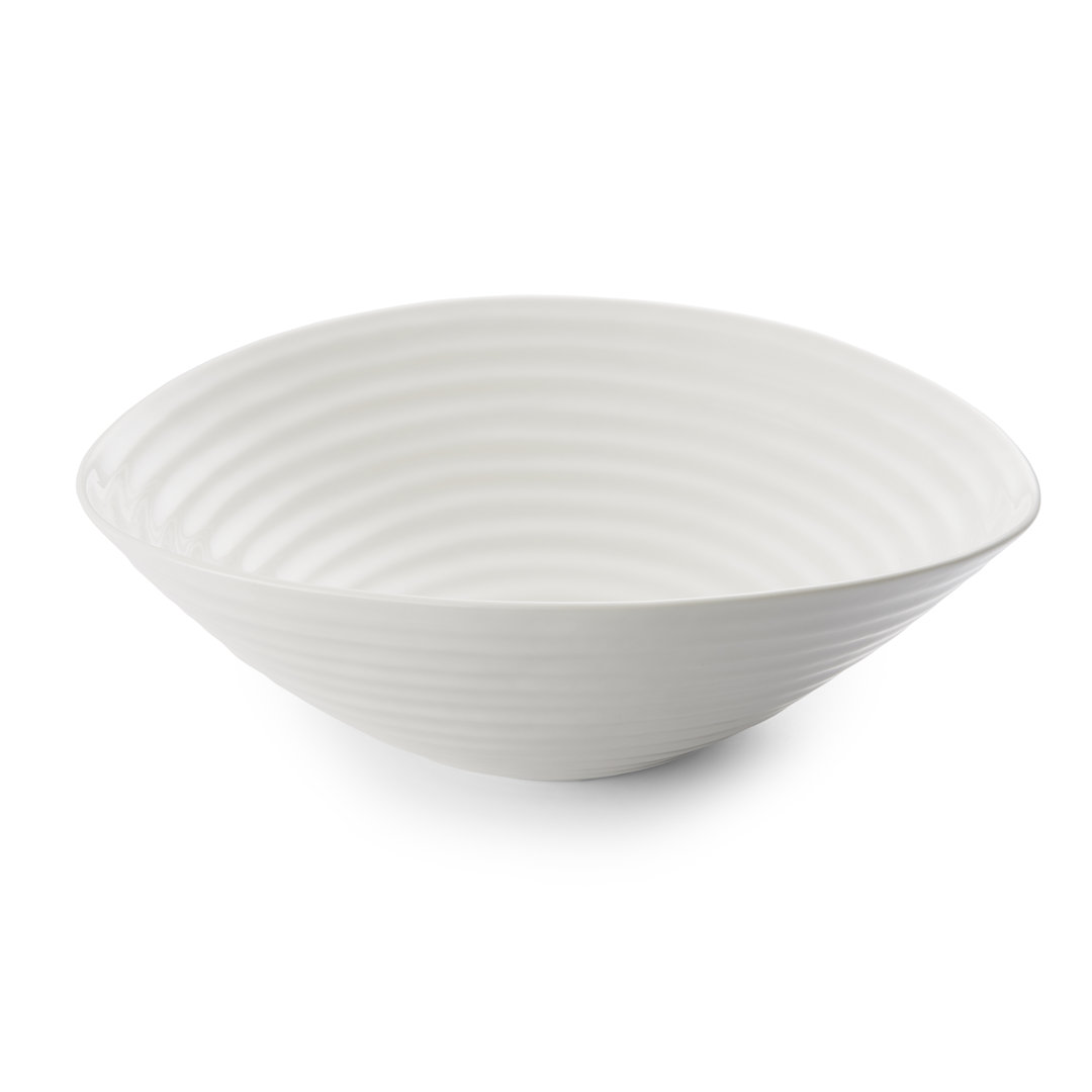 Portmeirion Sophie Conran White Salad Bowl Portmeirion 