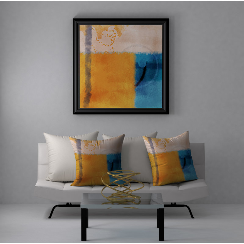 Abstract Throw Pillow, 20" x 20"