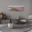 Train sur un pont brumeux, paysage serein paisible, art mural nature-2032445712