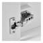 Meuble-lavabo moderne 36 po avec cadre en pin massif, 1 porte à fermeture douce et 3 tiroirs, armoire de rangement moderne-1623041853-1623041848