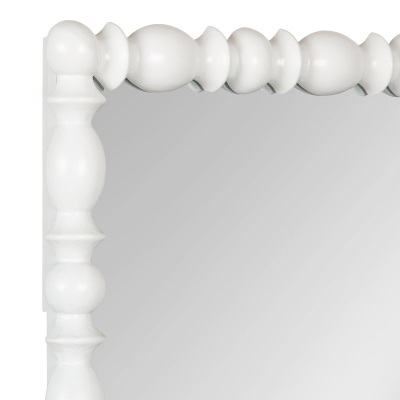 Prindle Rectangle Scalloped Wooden Mirror
