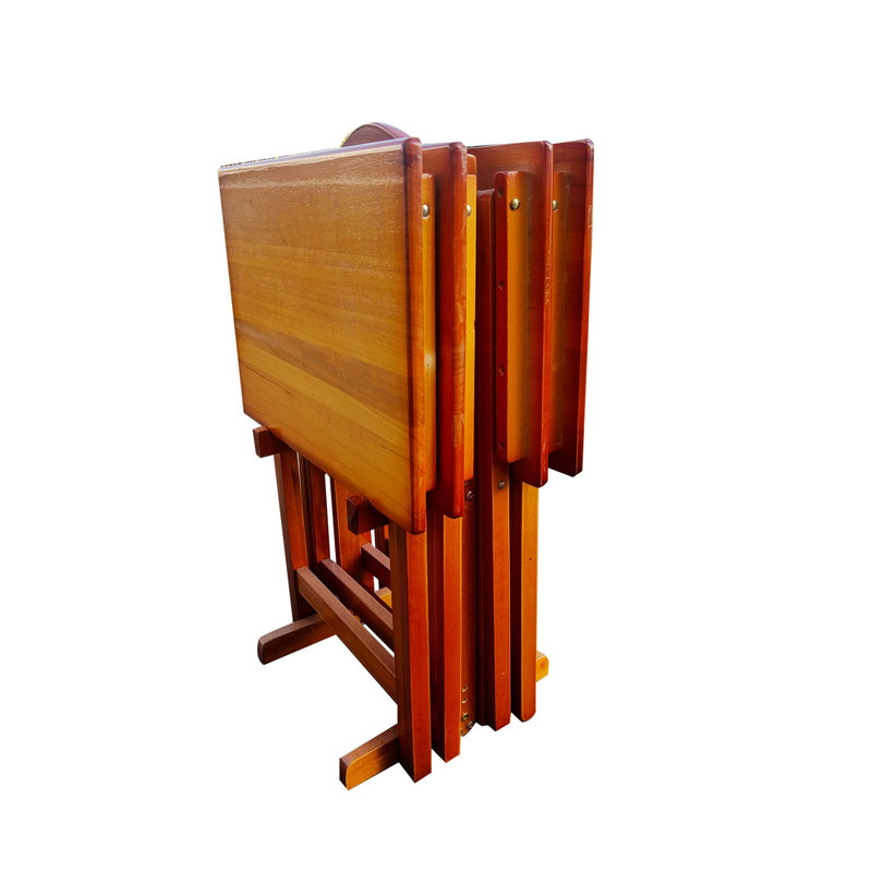 Qualik Rectangular Solid Wood Foldable Outdoor Coffee Table , 14.22 " W 18.94 " D