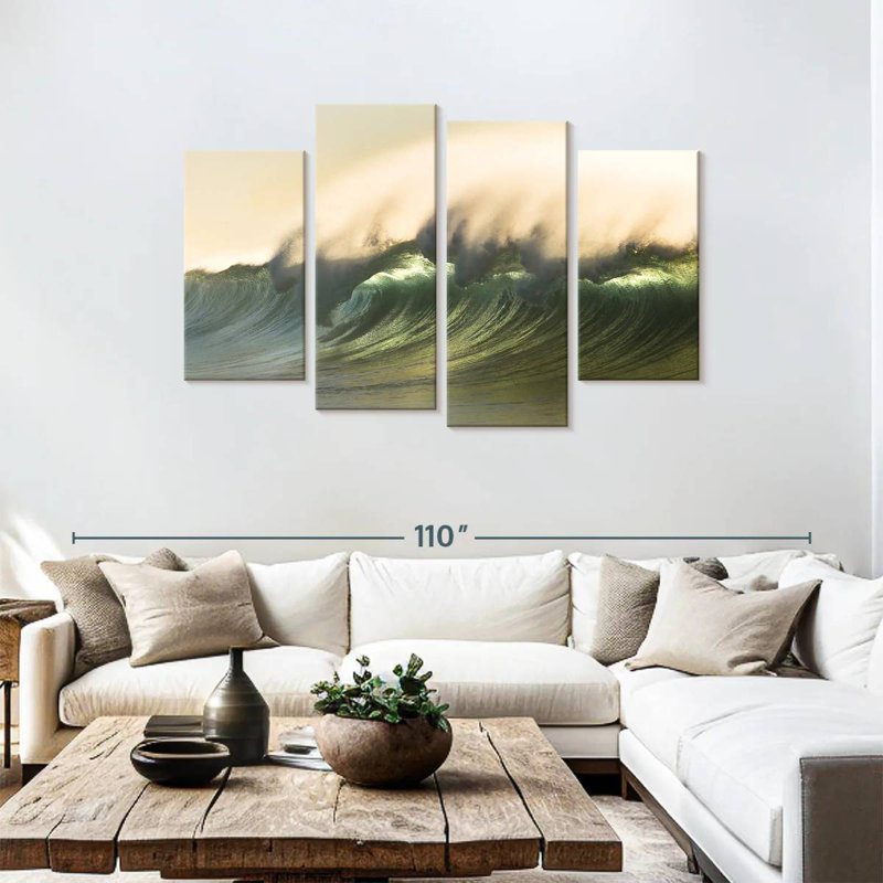 Gillard Wispy Ocean Wave, H 48 po x l 75 po