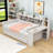 Daybed with  Trundle, Storage Shelves and Study Desk-1010033634-1010033644
