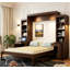 Grand lit escamotable avec bureau et rangement-129020971