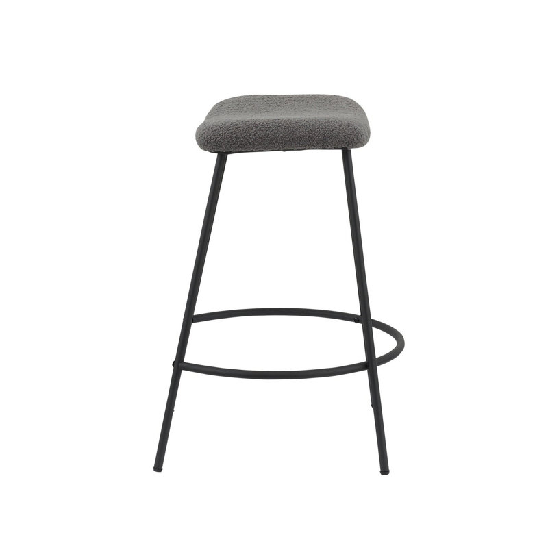 Tabouret de comptoir 25,5 po Giannah, gris