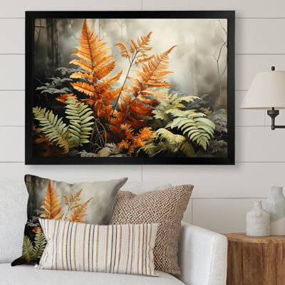 Ferns Amber Reflections - Print