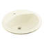 Modesto Ceramic Circular Drop-In Bathroom Sink-1233816077