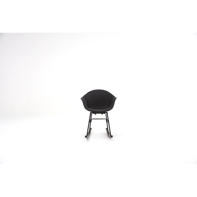 Chaise berçante TA UP, Noir, Noir