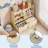 Toy Storage Cabinet, Kids Bookcase with Movable Drawers and Open Shelves, Kids Bookshelf for Playroom Nursery Kindergarten Organization