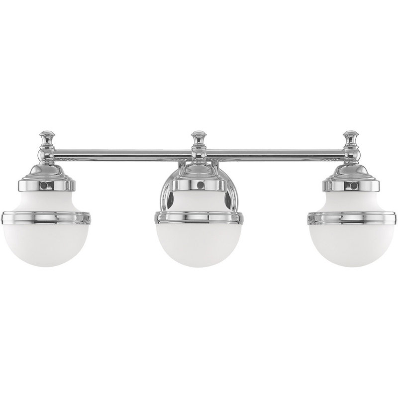 Midtown 3 - Light Vanity Light, Polished Chrome