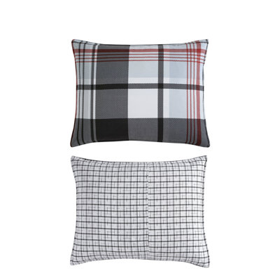 Wildflower Plaid Reversible Comforter Set