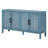 Roanna Retro Mirrored Sideboard with Closed Grain Pattern-790785