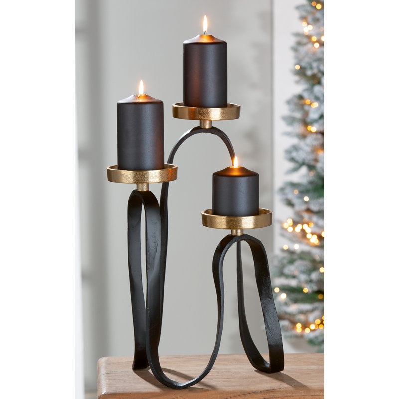 Aluminum Fireplace Candelabra