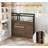 Folding Desk No Assembly Required, 39.4 Inch Writing Computer Desk Space Saving Foldable Table Simple Home Office Desk,Brown