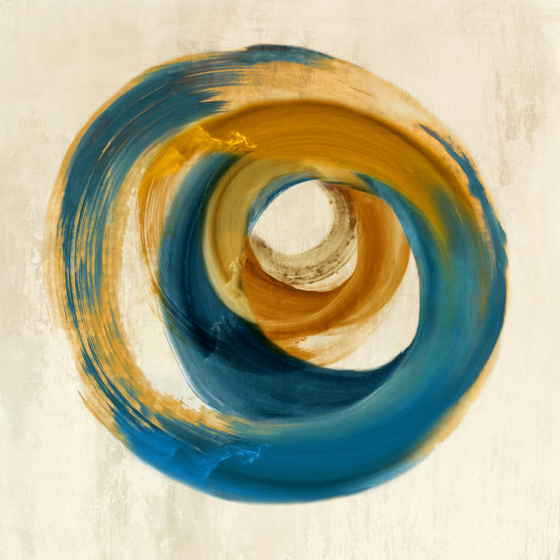 Blue Circle, 12" H x 12" W