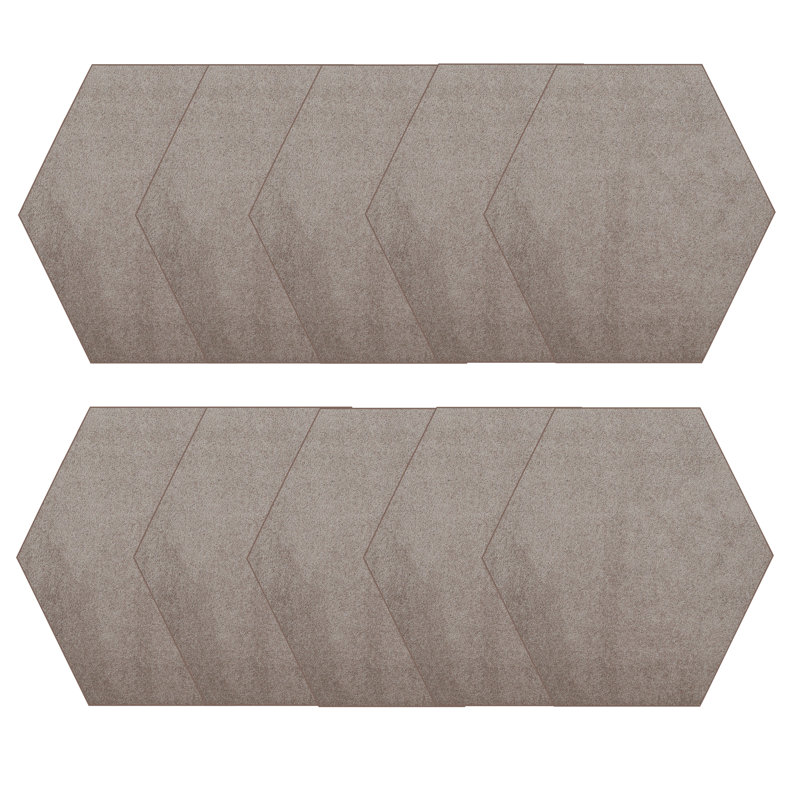 Beige_Set of 10_Furnish My Place Modern, Hexagone 3 pi x 3 pi