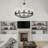 40.6" W 12-Light Dimmable Wagon Wheel Chandelier-1883130893