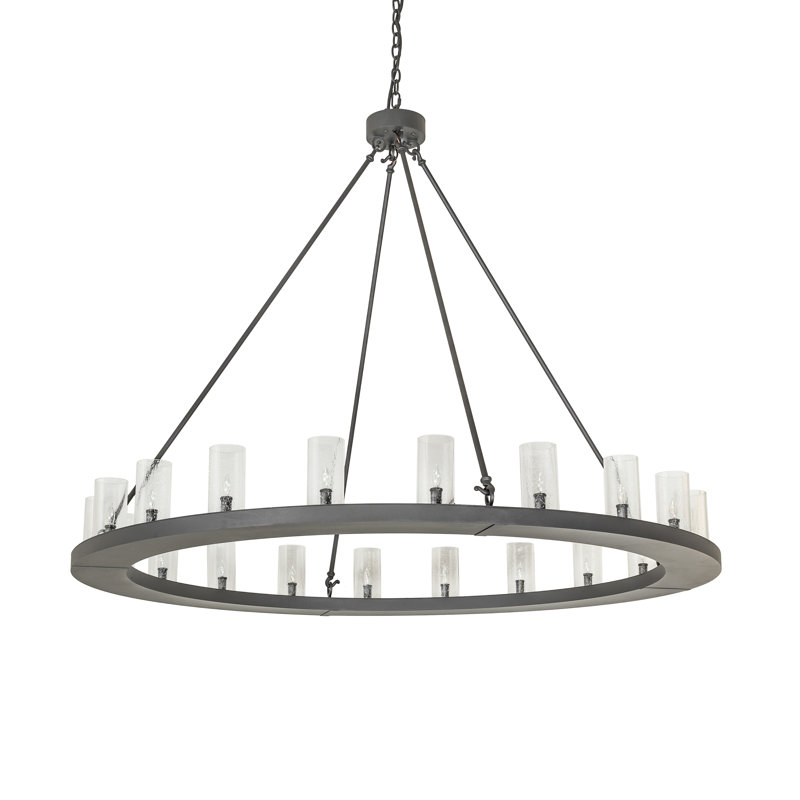 Lustre 60 lumières de 60 po de largeur Loxley