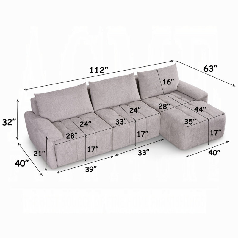 Canapé modulaire Dorcas