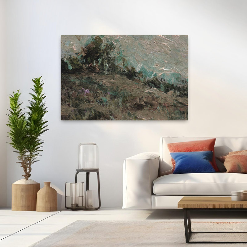 Quelque chose de vieux, quelque chose de nouveau, art abstrait contemporain, H 32 po x l 48 po