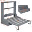Grand lit escamotable mural avec coussin, grand-496498192