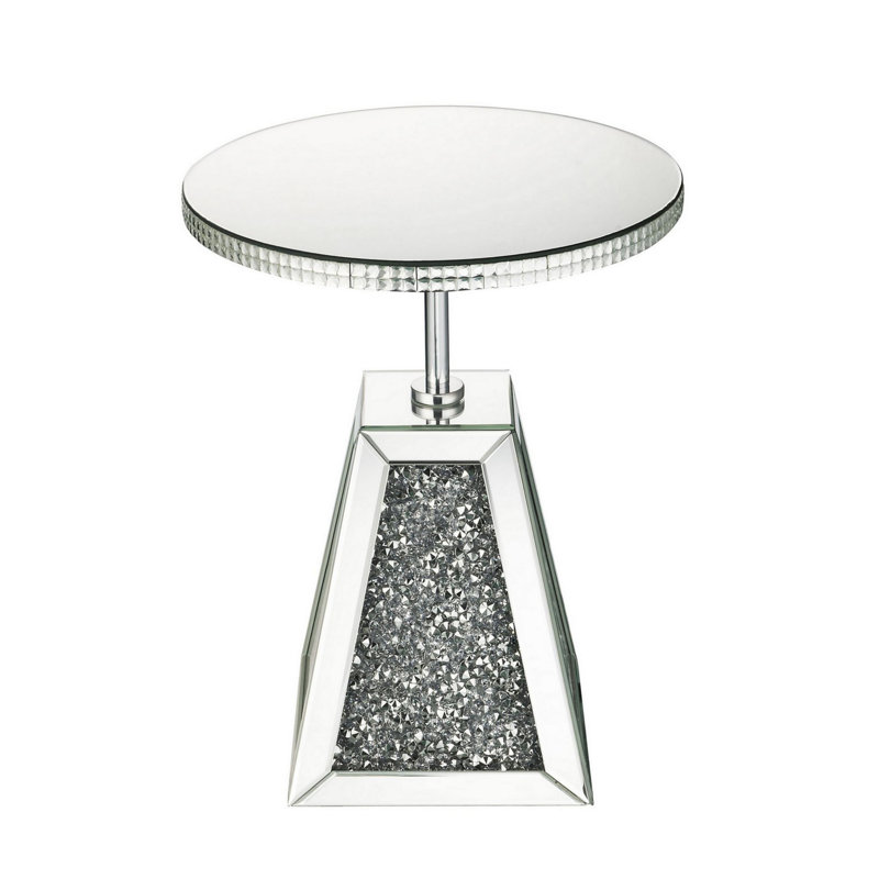 Canobbio Mirrored Glass Top End Table