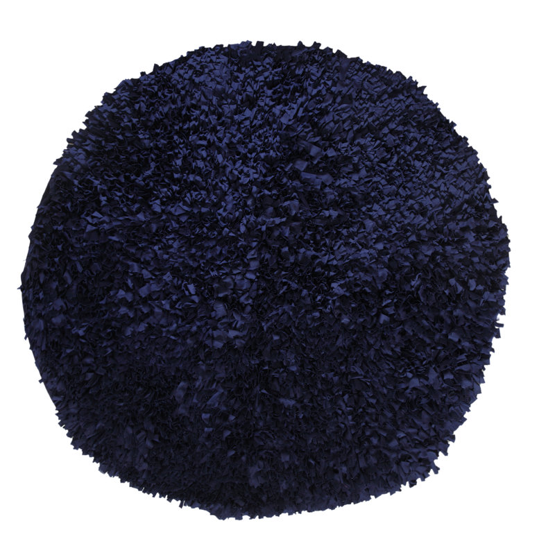 Rosebank Navy Blue Area Rug, Round 5'