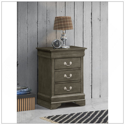Table de chevet intemporelle avec tiroirs spacieux et fabrication durable pour un rangement élégant dans la chambre à coucher