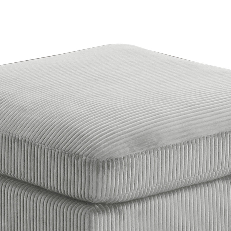 Repose-pieds modulaire Minsky gris, Gris