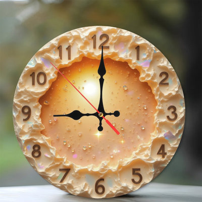 Clock Face With Sun-like Center