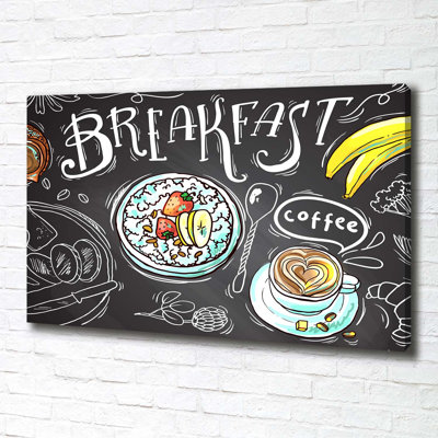 Breakfast - Wrapped Canvas Print