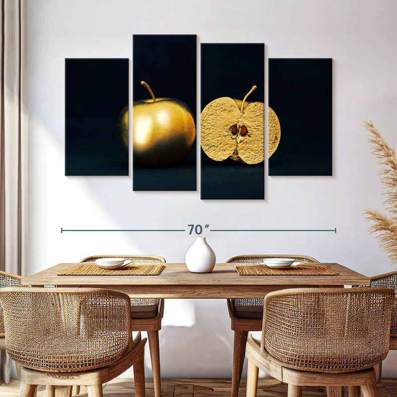 Yarlin Split Golden Apple, 42'' H x 68'' W