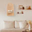 Tablette flottante en bois Athzired
